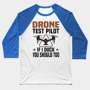 Drone Pilot FPV Quadcopter Racing Drone Flying Baseball T-Shirt